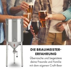 Gärkeller Pro XL Fermentierkessel 60 Liter Ablassventil 304-Edelstahl 12 Gärkeller Pro XL Fermentierkessel 60 Liter Ablassventil 304-Edelstahl -Haushaltsgerätegeschäft 10035622 de 0002 logo