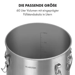 Gärkeller Pro XL Fermentierkessel 60 Liter Ablassventil 304-Edelstahl 13 Gärkeller Pro XL Fermentierkessel 60 Liter Ablassventil 304-Edelstahl -Haushaltsgerätegeschäft 10035622 de 0003 logo
