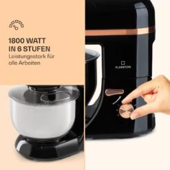 Lucia Elegance Küchenmaschine Mixer Fleischwolf 2000W BPA-frei -Haushaltsgerätegeschäft 10035639 de 0003 logo