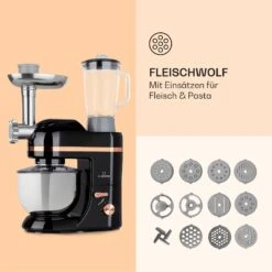 Lucia Elegance Küchenmaschine Mixer Fleischwolf 2000W BPA-frei -Haushaltsgerätegeschäft 10035639 de 0005 logo