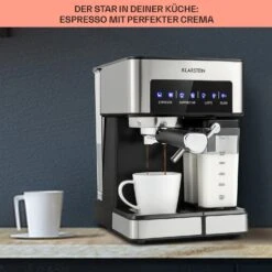 Arabica Comfort Espressomaschine 1350W 20 Bar 1,8l Touch-Bedienfeld -Haushaltsgerätegeschäft 10035655 de 0004 usp