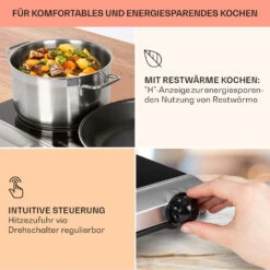 Cookbuddy Doppel-Kochfeld 2400W 5 Leistungsstufen Glaskeramik -Haushaltsgerätegeschäft 10035704 de 0004 usp