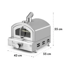 Pizzaiolo Neo Gas-Pizzaofen Inkl. Pizzastein Thermometer Edelstahl -Haushaltsgerätegeschäft 10035708 yy 0010 logo Klarstein Pizzaiolo Neo Gas Pizzaofen