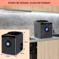 Icemeister 2G Eiswürfelmaschine 12kg/24h LC-Display Edelstahl -Haushaltsgerätegeschäft 10035712 de 0006 usp