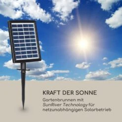 Dharma Solarbrunnen LED 48 X 72 X 41 Cm (BxHxT) Polyresin -Haushaltsgerätegeschäft 10035714 de 0002 logo
