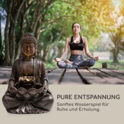 Dharma Solarbrunnen LED 48 X 72 X 41 Cm (BxHxT) Polyresin -Haushaltsgerätegeschäft 10035714 de 0004 logo