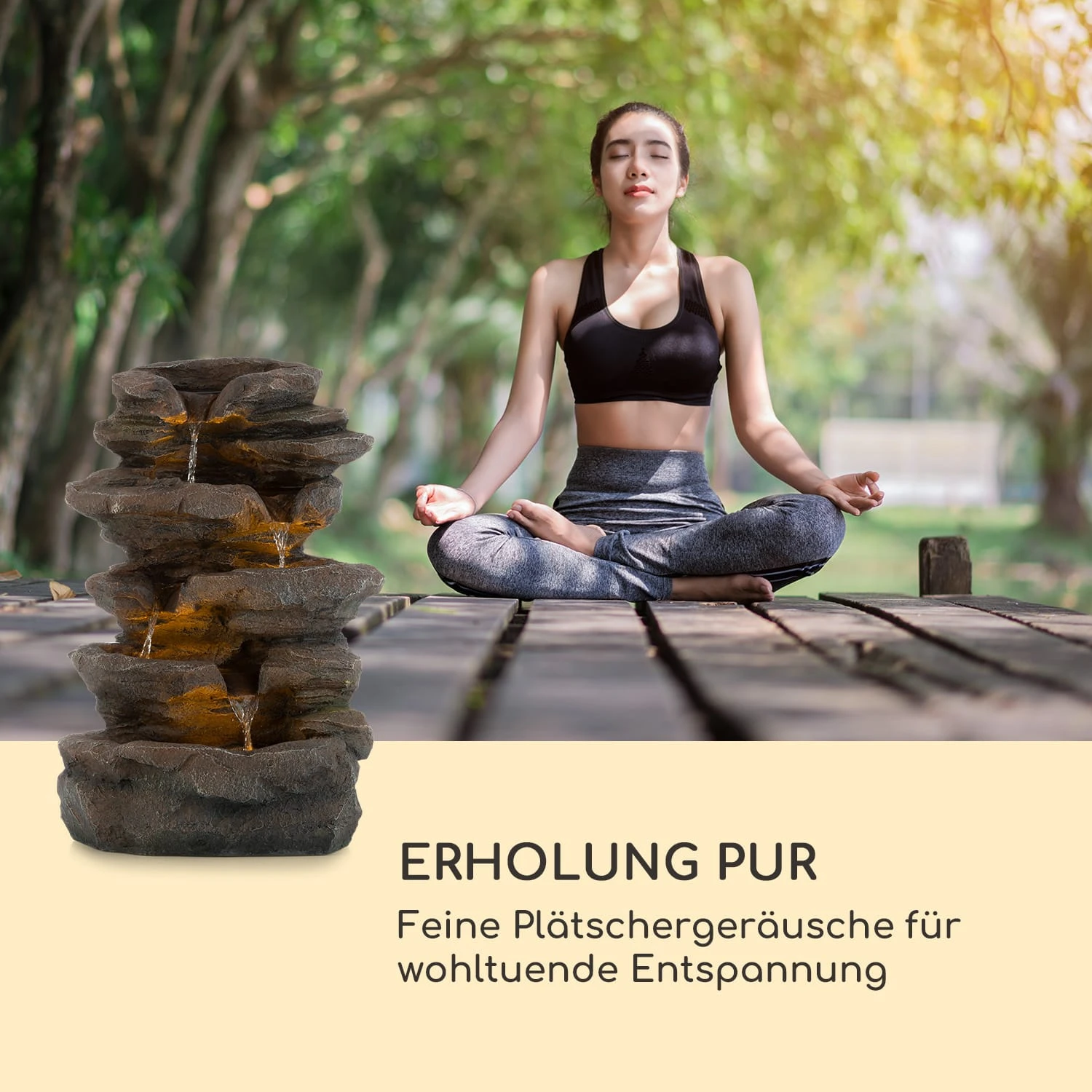 Stonehenge Solarbrunnen LED-Beleuchtung Polyresin Lithium-Ionen-Akku 9 Stonehenge Solarbrunnen LED-Beleuchtung Polyresin Lithium-Ionen-Akku – Bild 7