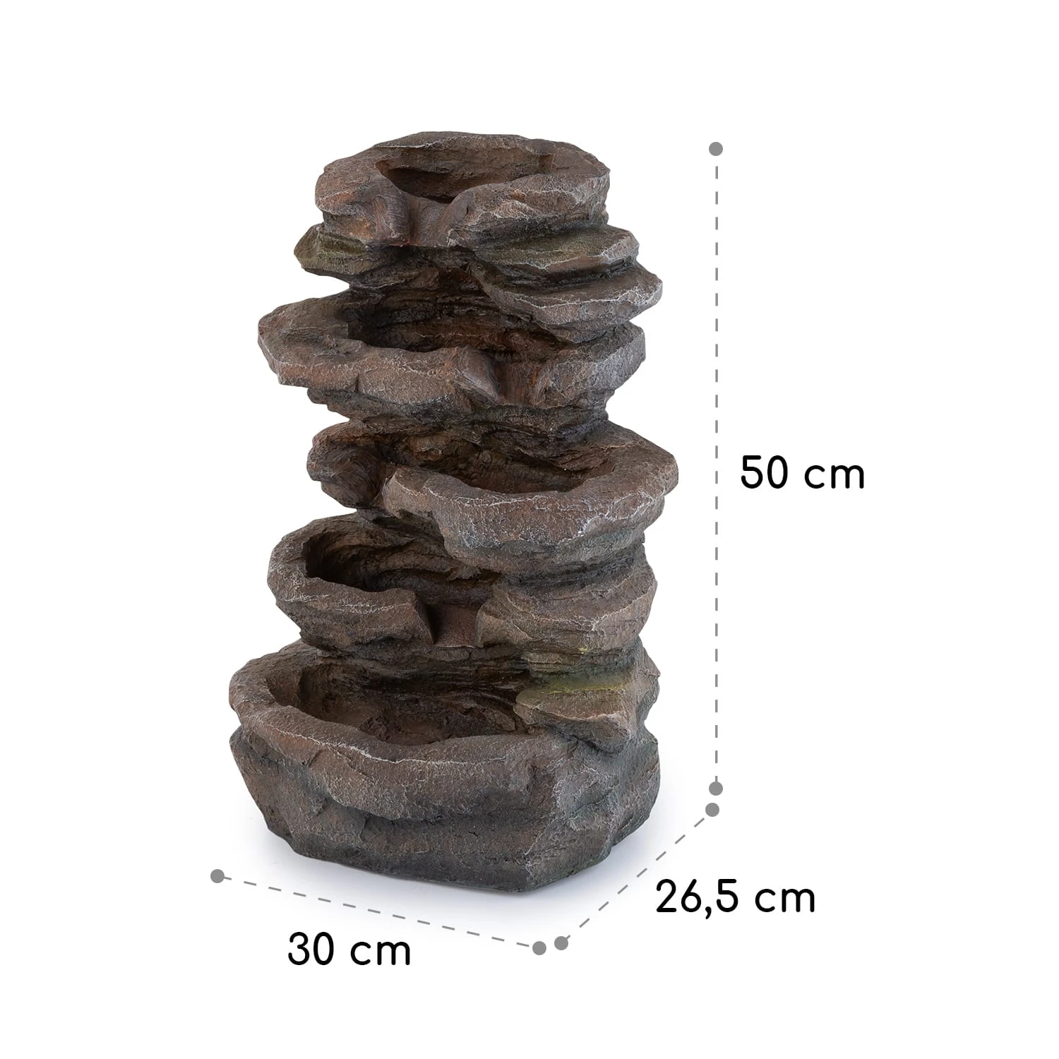 Stonehenge Solarbrunnen LED-Beleuchtung Polyresin Lithium-Ionen-Akku 10 Stonehenge Solarbrunnen LED-Beleuchtung Polyresin Lithium-Ionen-Akku – Bild 8