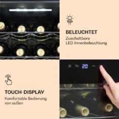 Ultimo 20 Uno Weinkühlschrank 53l Touch-Bedienfeld 131W 5-18°C -Haushaltsgerätegeschäft 10035778 de 0005 logo
