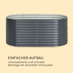 High Grow Hochbeet 200 X 80 X 100 Cm Stahl-Wellblech Einfacher Aufbau -Haushaltsgerätegeschäft 10035815 de 0005 logo