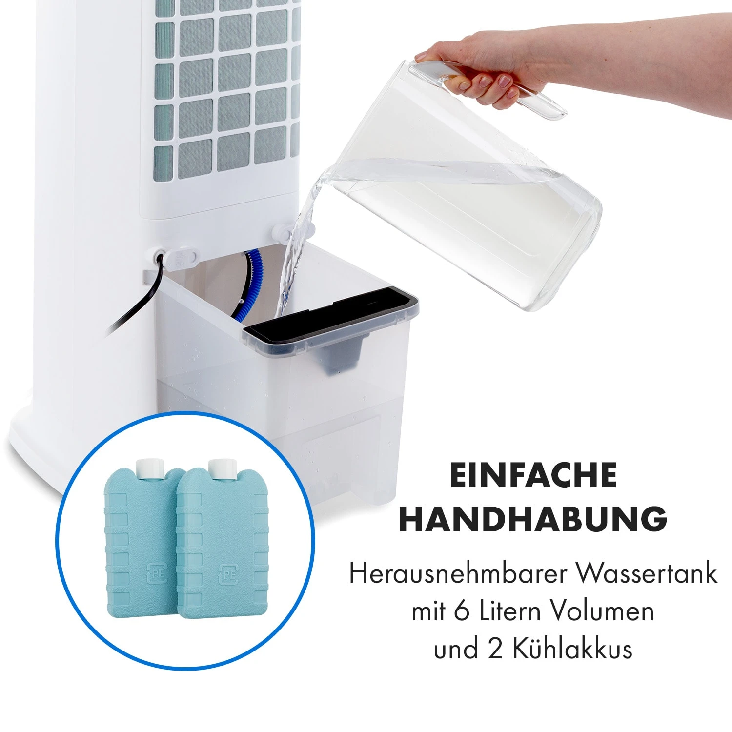 Skytower 360° Smart Luftkühler 60W 450 M³/h 6 Liter Mobil 7 Skytower 360° Smart Luftkühler 60W 450 M³/h 6 Liter Mobil – Bild 5