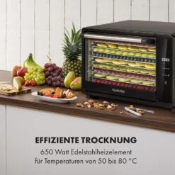 Mega Jerky Dörrautomat 650W 50-80°C LC-Touch-Display Timer -Haushaltsgerätegeschäft 10035853 de 0002 logo