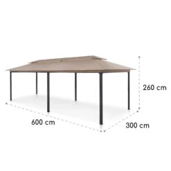 Grandezza Cortina Gartenpavillon 3x6m 4 Seitenteile -Haushaltsgerätegeschäft 10035868 yy 0007 logo