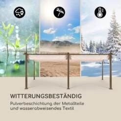 Pantheon Rust Pergola Aluminium 3x6m 6 Eckpfosten Wasserabweisend 12 Pantheon Rust Pergola Aluminium 3x6m 6 Eckpfosten Wasserabweisend -Haushaltsgerätegeschäft 10035891 de 0005 logo