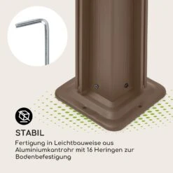 Pantheon Cortina Rust Pavillon Mit Dach 3x6 M 4 Seitenteile -Haushaltsgerätegeschäft 10035897 de 0006 logo