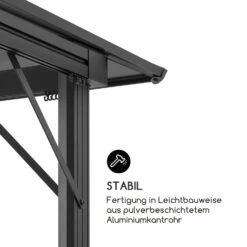 Pantheon Solid Sky Ambient Solar Pavillon Mit Grauem Dach 3x3m Polycarbonat Aluminium 16 Pantheon Solid Sky Ambient Solar Pavillon Mit Grauem Dach 3x3m Polycarbonat Aluminium -Haushaltsgerätegeschäft 10035899 de 0006 logo