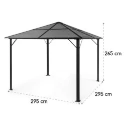 Pantheon Solid Sky Ambient Solar Pavillon Mit Grauem Dach 3x3m Polycarbonat Aluminium 19 Pantheon Solid Sky Ambient Solar Pavillon Mit Grauem Dach 3x3m Polycarbonat Aluminium -Haushaltsgerätegeschäft 10035899 yy 0009 logo