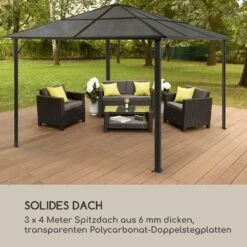 Pantheon Solid Sky Ambient Solar Pavillon 3x4m Polycarbonat Aluminium -Haushaltsgerätegeschäft 10035906 de 0007 logo