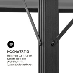 Pantheon Solid Sky Ambient Solar Pavillon 3x4m Polycarbonat Aluminium -Haushaltsgerätegeschäft 10035906 de 0008 logo