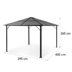 Pantheon Solid Sky Ambient Solar Pavillon 3x4m Polycarbonat Aluminium -Haushaltsgerätegeschäft 10035906 yy 0009 logo