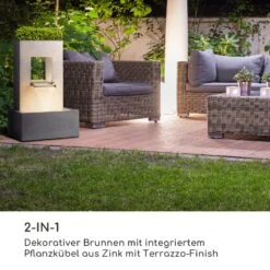 Bloomingstone Brunnen Gartenbrunnen Zierbrunnen 20W Pumpe Zink LED 12 Bloomingstone Brunnen Gartenbrunnen Zierbrunnen 20W Pumpe Zink LED -Haushaltsgerätegeschäft 10035916 de 0003 logo