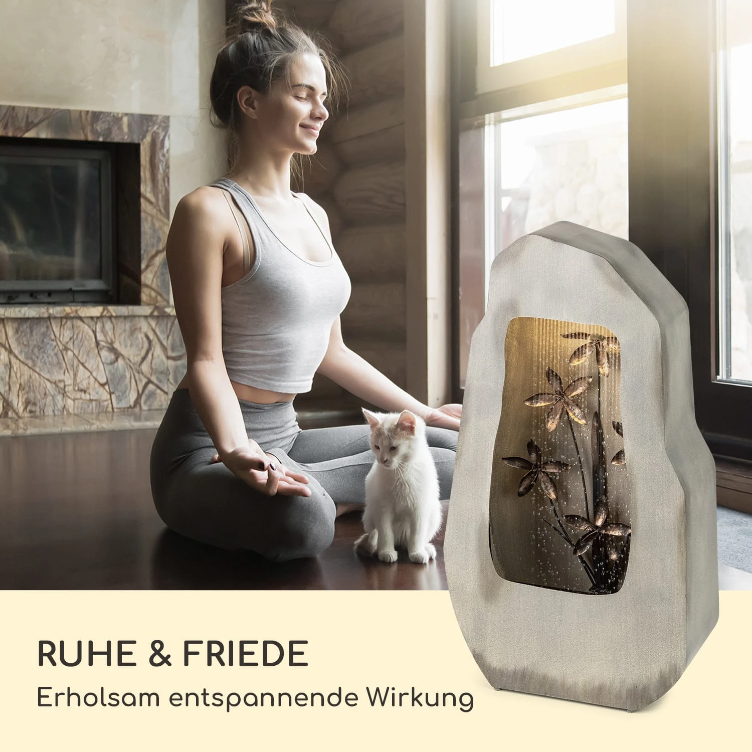 Garden Fountain Athea 53 X 98 X 23 Cm Material: Zinkmetall 4 Garden Fountain Athea 53 X 98 X 23 Cm Material: Zinkmetall – Bild 2