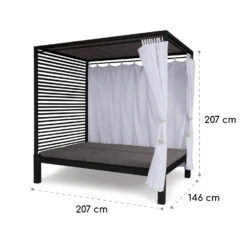 Eremitage Double Lux Sonnenliege 4 Liegepositionen 2 Personen 6 Cm Polster -Haushaltsgerätegeschäft 10035922 yy 0010 logo