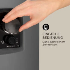 Crete Gas-Feuerstelle 13 KW Flüssiggas Edelstahl -Haushaltsgerätegeschäft 10035931 de 0004 logo