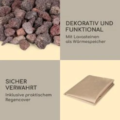 Crete Gas-Feuerstelle 13 KW Flüssiggas Edelstahl -Haushaltsgerätegeschäft 10035932 de 0007 logo