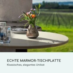 Patras Pearl Bistro-Tisch Jugendstil Marmor Ø 60 Cm H 75 Cm Gusseisern -Haushaltsgerätegeschäft 10035977 de 0003 logo