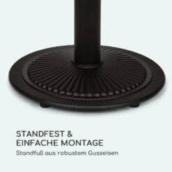 Patras Pearl Bistro-Tisch Jugendstil Marmor Ø 60 Cm H 75 Cm Gusseisern -Haushaltsgerätegeschäft 10035977 de 0005 logo