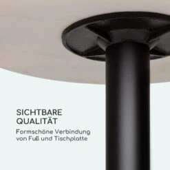 Patras Pearl Bistro-Tisch Jugendstil Marmor Ø 60 Cm H 75 Cm Gusseisern -Haushaltsgerätegeschäft 10035977 de 0006 logo