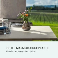 Patras Onyx Bistro-Tisch Mit Jugendstil Marmor 60 X 60 Cm Höhe: 72 Cm Rund -Haushaltsgerätegeschäft 10035980 de 0003 logo