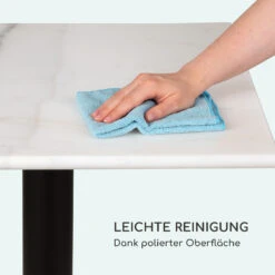 Patras Onyx Bistro-Tisch Mit Jugendstil Marmor 60 X 60 Cm Höhe: 72 Cm Rund -Haushaltsgerätegeschäft 10035980 de 0004 logo