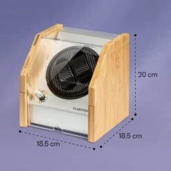 Garonne 2 Uhrenbeweger 1 Drehteller 2 Uhren 3 Speeds 4 Modi Bambus -Haushaltsgerätegeschäft 10036041 yy 0005 logo