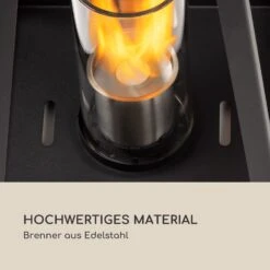 Fiamme Triangolo Ethanol-Laterne 2-Set Edelstahl-Brenner 0,3 Liter 4h Brenndauer -Haushaltsgerätegeschäft 10036072 de 0005 logo
