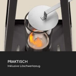Fiamme Triangolo Ethanol-Laterne 2-Set Edelstahl-Brenner 0,3 Liter 4h Brenndauer -Haushaltsgerätegeschäft 10036072 de 0007 logo