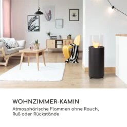 Fiamme Tamburo Ethanol-Kamin Edelstahl-Brenner 0,8Ltr 4-5 H Brenndauer -Haushaltsgerätegeschäft 10036076 de 0004 logo