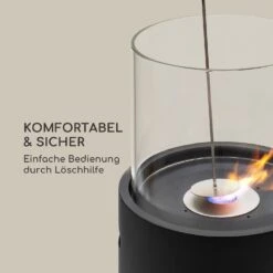 Fiamme Tamburo Ethanol-Kamin Edelstahl-Brenner 0,8Ltr 4-5 H Brenndauer -Haushaltsgerätegeschäft 10036076 de 0010 logo