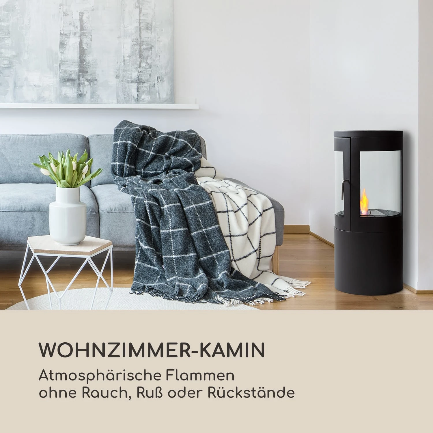 Fiamme Circulo Ethanol-Kamin Edelstahl-Brenner 1,2 Liter 4-5 H Brenndauer 7 Fiamme Circulo Ethanol-Kamin Edelstahl-Brenner 1,2 Liter 4-5 H Brenndauer – Bild 5