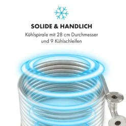 Counterflow Gegenstromkühler Ø28cm 9 Schleifen 304 Edelstahl -Haushaltsgerätegeschäft 10036084 de 0003 logo