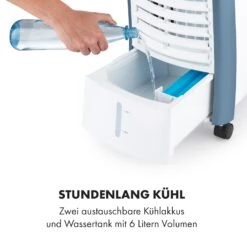 Maxfresh Ocean Ventilator Luftkühler 6L 65W Fernbedienung 2x Eispack -Haushaltsgerätegeschäft 10036141 de 0005 logo