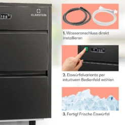 Powericer XL Eiswürfelmaschine 20 Kg/Tag 145 Watt 12 Powericer XL Eiswürfelmaschine 20 Kg/Tag 145 Watt -Haushaltsgerätegeschäft 10036152 de 0004 usp