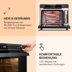 VaporChef Dampfbackofen 230 °C 31 L Drehregler EEK A -Haushaltsgerätegeschäft 10036173 de 0004 logo