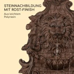 Löwenstein Wandbrunnen 2W Solar-Pumpe Polyresin 4 Weiße LED 5m Kabel 14 Löwenstein Wandbrunnen 2W Solar-Pumpe Polyresin 4 Weiße LED 5m Kabel -Haushaltsgerätegeschäft 10036333 de 0005 logo