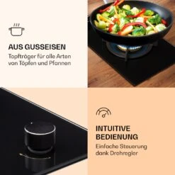 Goldflame Gaskochfeld 1 Wokbrenner Glaskeramik -Haushaltsgerätegeschäft 10036336 de 0003 logo