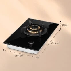 Goldflame Gaskochfeld 1 Wokbrenner Glaskeramik -Haushaltsgerätegeschäft 10036336 yy 0006 logo