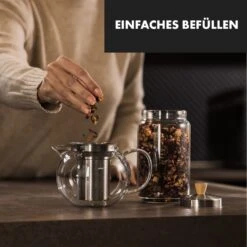 Glaswerk Sencha Teekanne 0,65 L Edelstahl-Siebeinsatz Borosilikatglas Deckel -Haushaltsgerätegeschäft 10036354 de 0003 logo