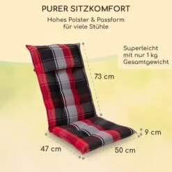 Sylt Polsterauflage Sesselauflage Kopfkissen Polyester 50x120x9cm 13 Sylt Polsterauflage Sesselauflage Kopfkissen Polyester 50x120x9cm -Haushaltsgerätegeschäft 10037321 de 0005 usp
