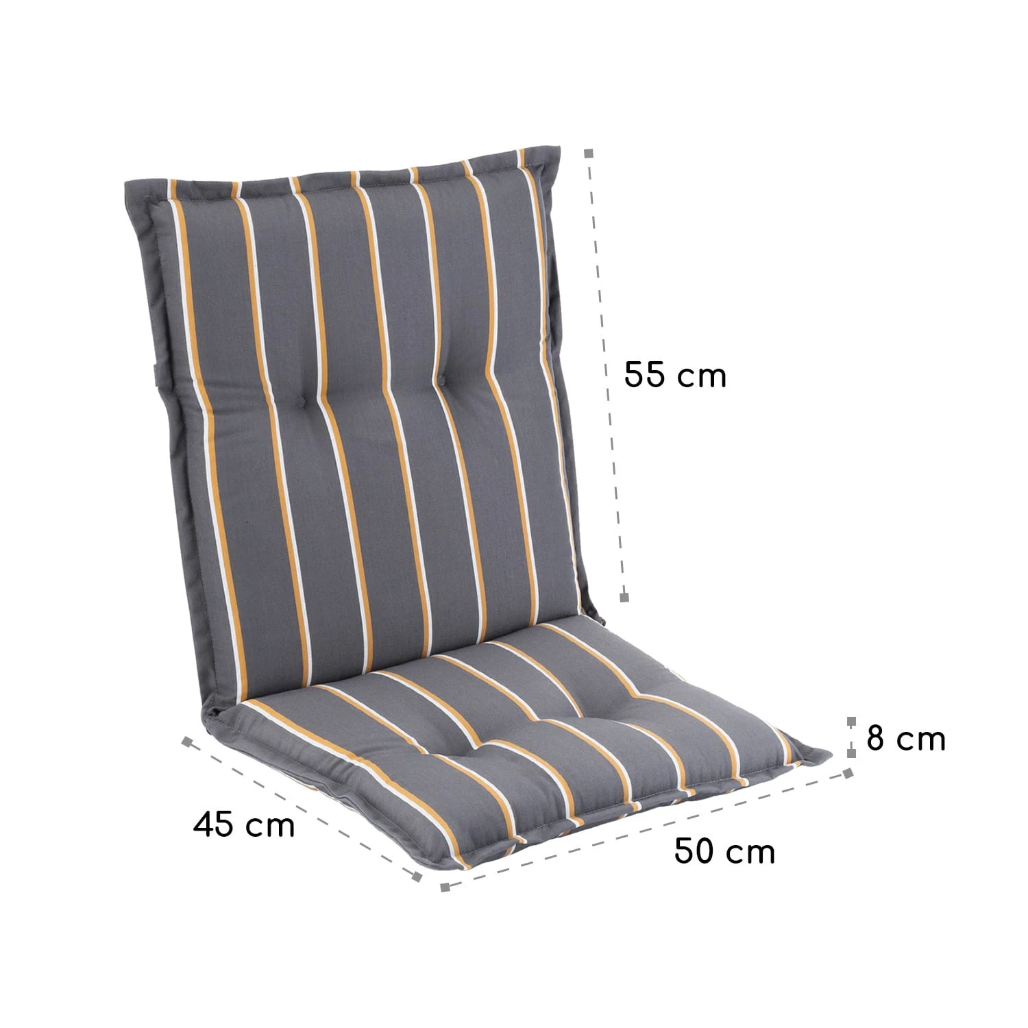 Prato Polsterauflage Sesselauflage Gartenstuhl PE 50x100x8cm 7 Prato Polsterauflage Sesselauflage Gartenstuhl PE 50x100x8cm – Bild 5